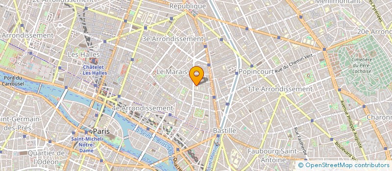 localisation de l'entreprise SCM EQUIPE DENTAIRE DU MARAIS  PARIS