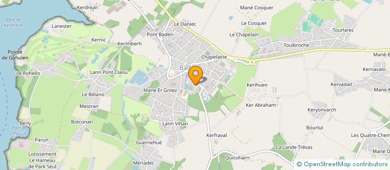 localisation de l'entreprise SCM ER LANNIG  BADEN