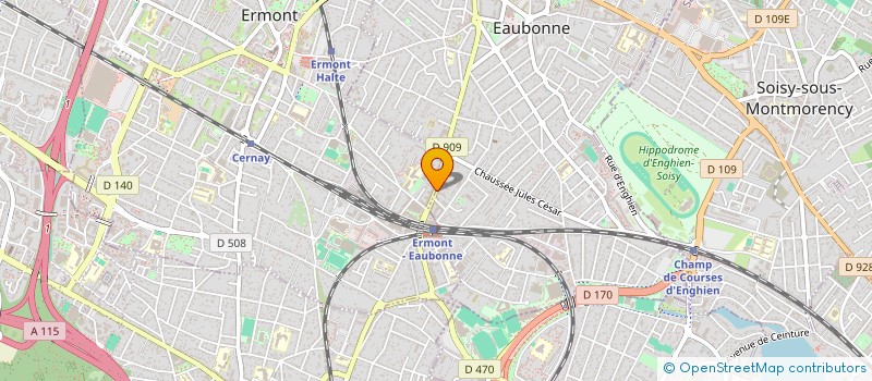 localisation de l'entreprise SCM ERMONT-EAUBONNE ORTHODONTIE à EAUBONNE