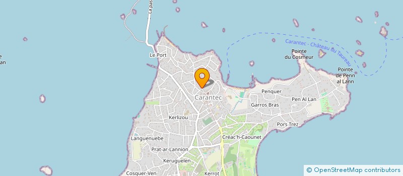 localisation de l'entreprise SCM ESCULAPE  CARANTEC