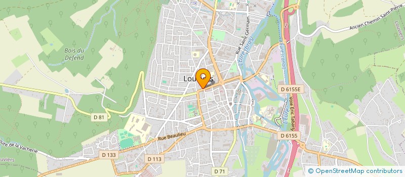 localisation de l'entreprise SCM ESCULAPE à LOUVIERS