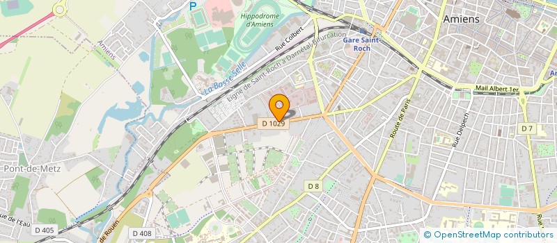localisation de l'entreprise SCM ESPACE KINE  AMIENS