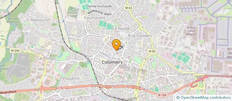 localisation de l'entreprise SCM ESPACE MEDICAL 103 à COLOMIERS