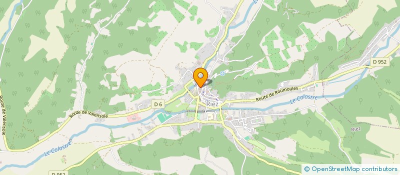 localisation de l'entreprise SCM ESPACE SANTE à RIEZ