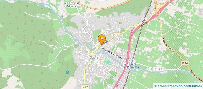 localisation de l'entreprise SCM ESPACE SANTE CUERS à CUERS