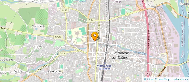 localisation de l'entreprise SCM ESPLANADE 7 à VILLEFRANCHE-SUR-SAONE