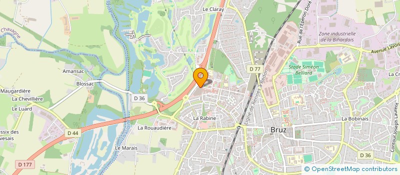 localisation de l'entreprise SCM ETIO à BRUZ