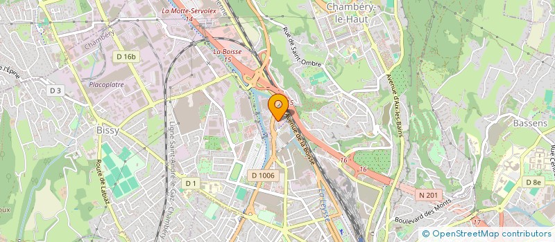 localisation de l'entreprise SCM EUCLIDE  CHAMBERY