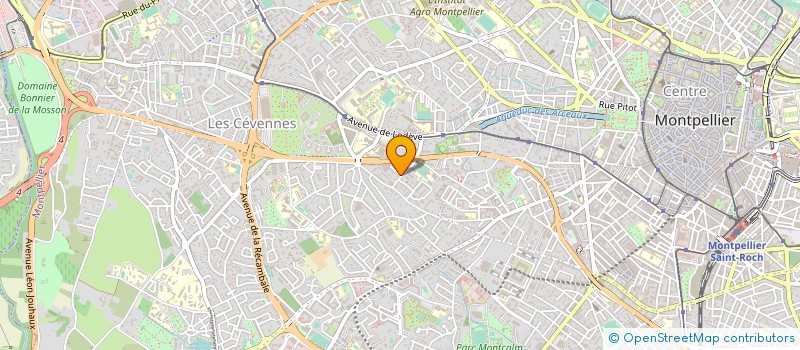 localisation de l'entreprise SCM EUGENE VERDIER à MONTPELLIER