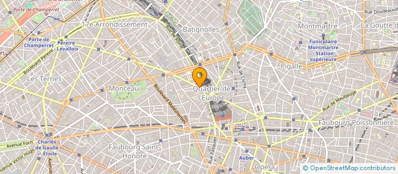 localisation de l'entreprise SCM EUROPE CONSTANTINOPLE  PARIS