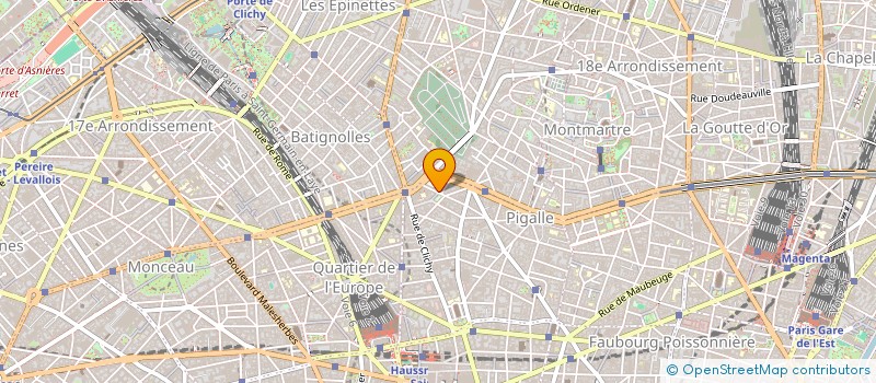 localisation de l'entreprise SCM EV  PARIS