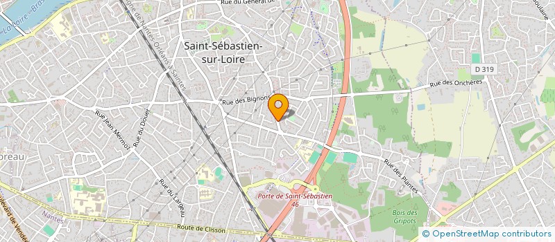 localisation de l'entreprise SCM EVIDENT à SAINT-SEBASTIEN-SUR-LOIRE
