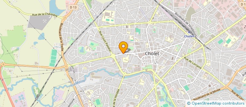 localisation de l'entreprise SCM EXPERGO CHOLET à CHOLET