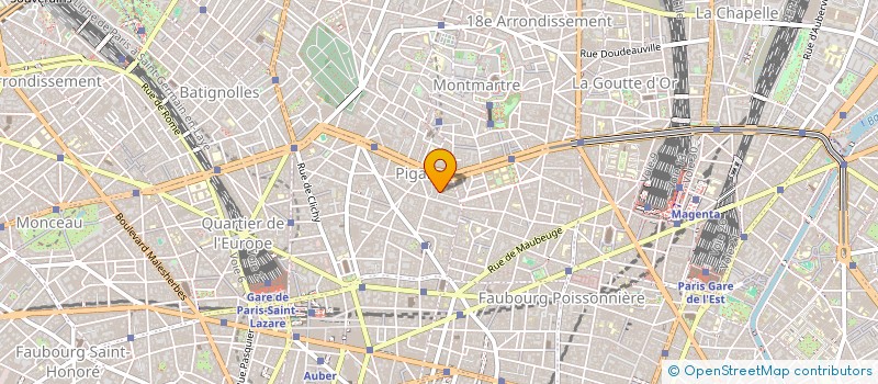 localisation de l'entreprise SCM EXPERT COMPTAB CITE MALESH  PARIS