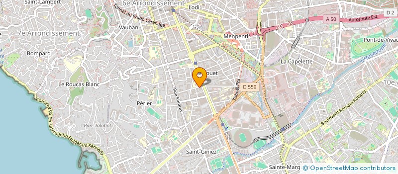 localisation de l'entreprise SCM EXPERT DUVEEN  MARSEILLE