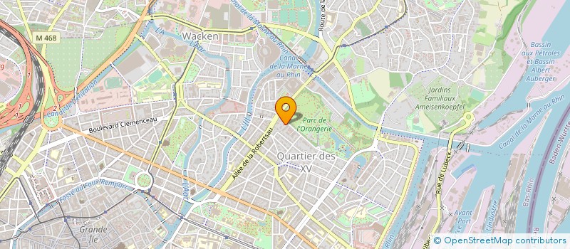 localisation de l'entreprise SCM EXPLOR RECHERCHES TROUBLES ERECTION à STRASBOURG