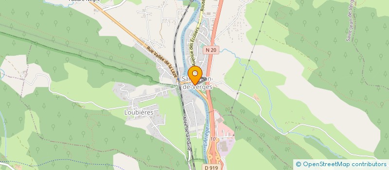 localisation de l'entreprise SCM EYCHENNE ROLLET à SAINT-JEAN-DE-VERGES