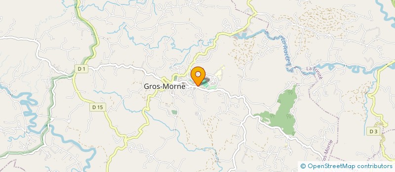 localisation de l'entreprise SCM F.C.S. SANTE  GROS-MORNE