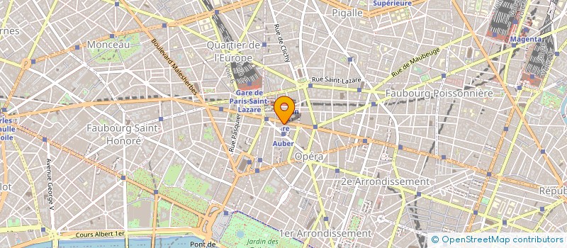 localisation de l'entreprise SCM F J A C ET AUTRES  PARIS