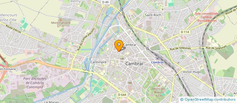 localisation de l'entreprise SCM FARIEZ  CAMBRAI