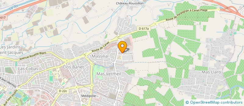 localisation de l'entreprise SCM FASSI-FEHRI SCHRYVE  PERPIGNAN