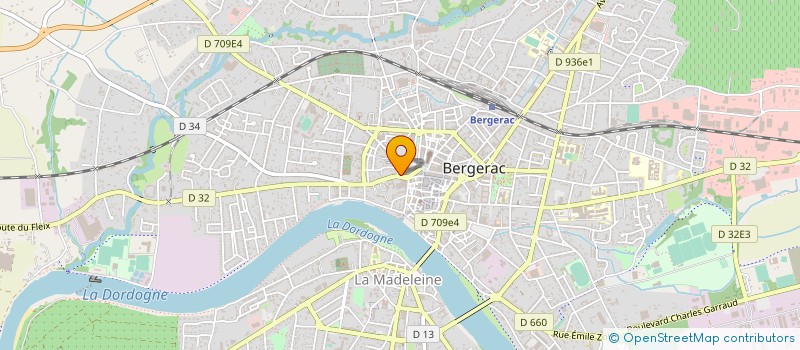 localisation de l'entreprise SCM FAU REGNIER à BERGERAC