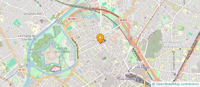 localisation de l'entreprise SCM FAYEULLE-NIVELLE à LILLE