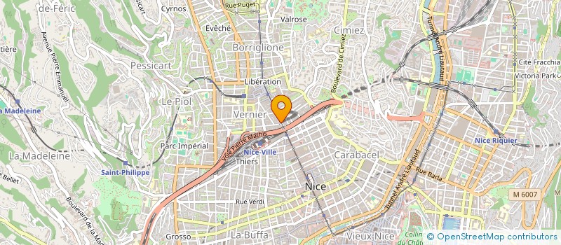 localisation de l'entreprise SCM FBGS à NICE