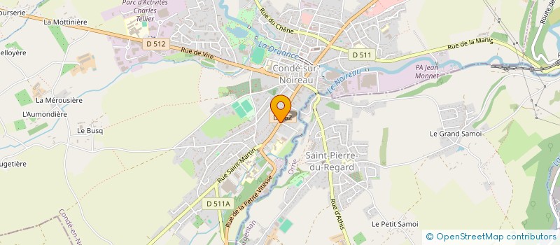 localisation de l'entreprise SCM FERNANDEZ DAOUGABEL  CONDE-EN-NORMANDIE