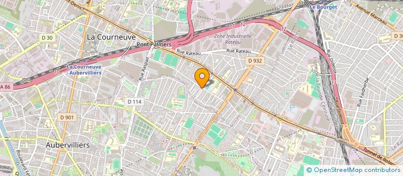 localisation de l'entreprise SCM FEROL GOYETE à LA COURNEUVE