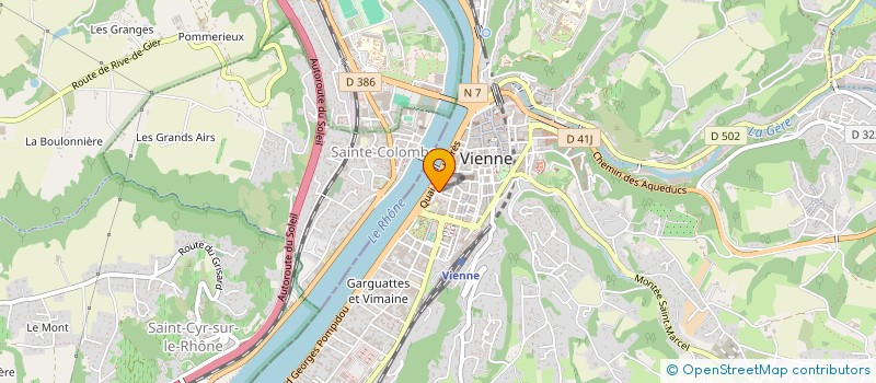 localisation de l'entreprise SCM FERRARO FARAH  VIENNE