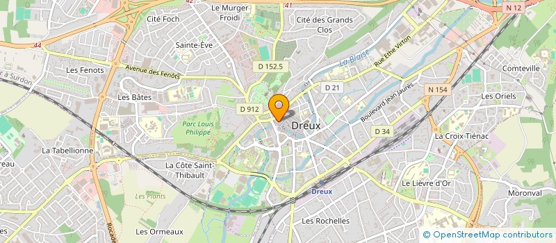 localisation de l'entreprise SCM FLANDRES à DREUX