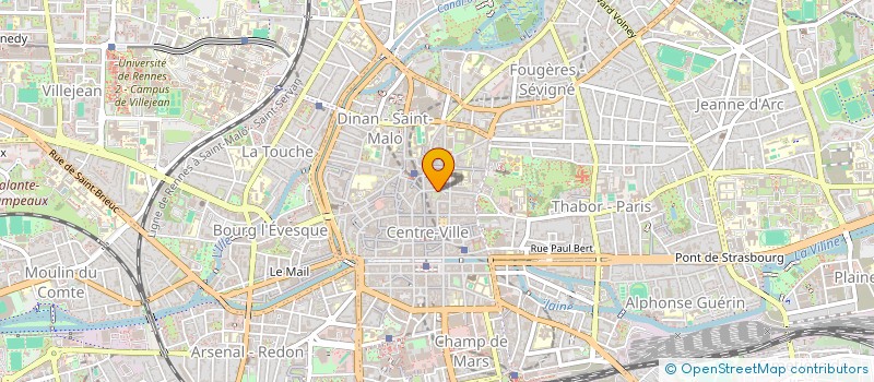 localisation de l'entreprise SCM FLEURY THIBAULT à RENNES