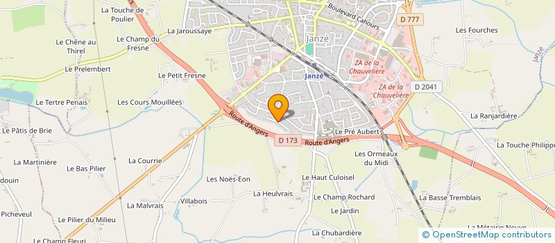 localisation de l'entreprise SCM FLOC'HLAY GUYOMARD  JANZE