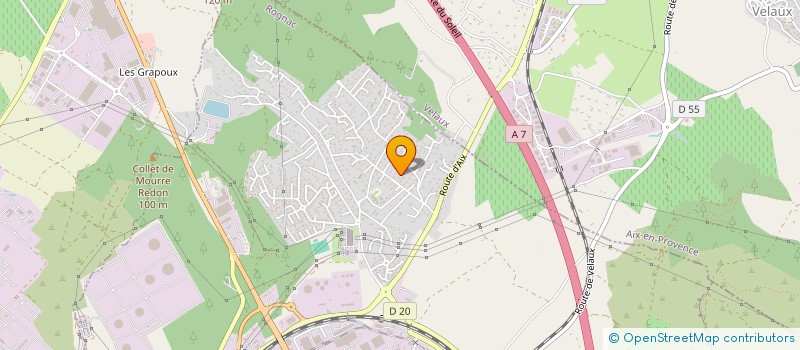 localisation de l'entreprise SCM FLORENTINO-RODRIGUEZ  ROGNAC