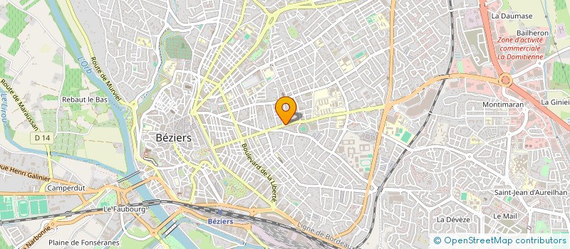 localisation de l'entreprise SCM FLORI NARDINI à BEZIERS