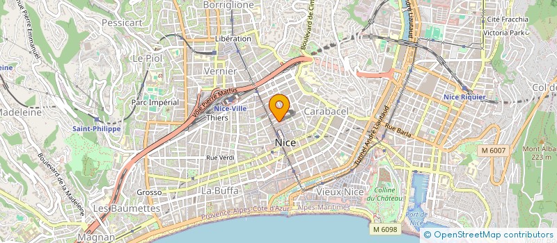 localisation de l'entreprise SCM FOCH VICTOIRE à NICE