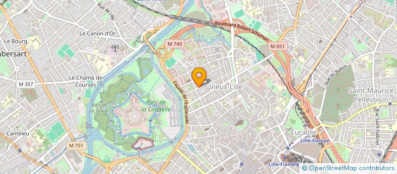 localisation de l'entreprise SCM FORESTIER à LILLE