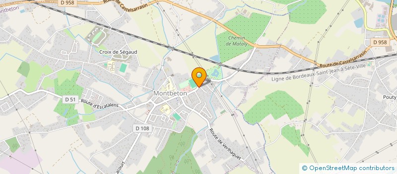 localisation de l'entreprise SCM FORMULE SANTE  MONTBETON