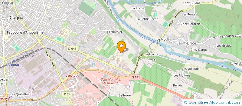 localisation de l'entreprise SCM FORT-PAUTROT à CHATEAUBERNARD