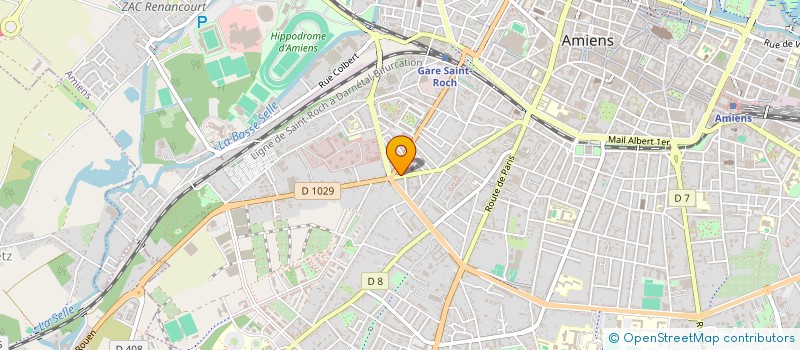 localisation de l'entreprise SCM FOUQUET - GUILLET à AMIENS