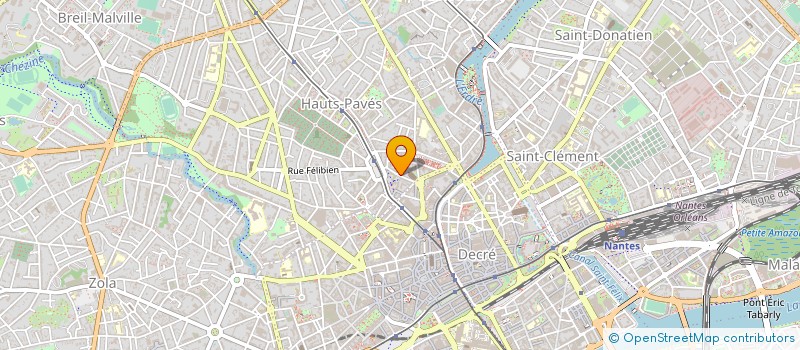 localisation de l'entreprise SCM FOVEA à NANTES