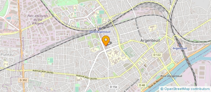 localisation de l'entreprise SCM FRANCOIS RABELAIS  ARGENTEUIL