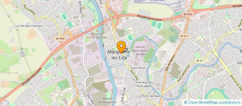 localisation de l'entreprise SCM FSV  MARQUETTE-LEZ-LILLE