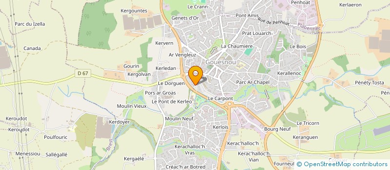 localisation de l'entreprise SCM FULCRUM  GOUESNOU