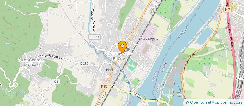 localisation de l'entreprise SCM GABENETI à CHARMES-SUR-RHONE