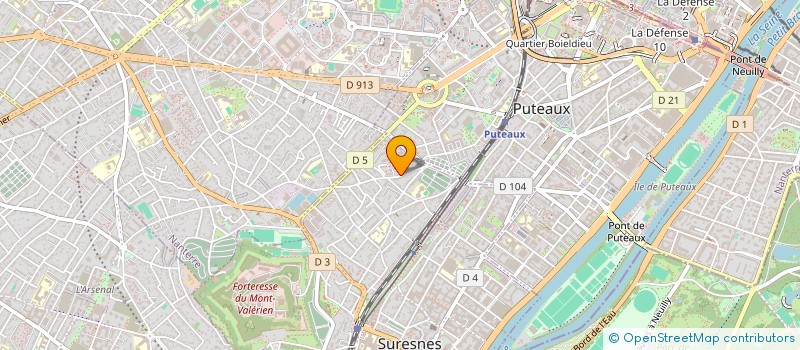 localisation de l'entreprise SCM GAILLARD PAUMIER à SURESNES