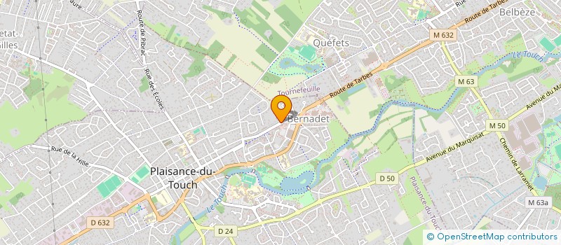 localisation de l'entreprise SCM GALAUP, VIE & CHAPPOUX à PLAISANCE-DU-TOUCH