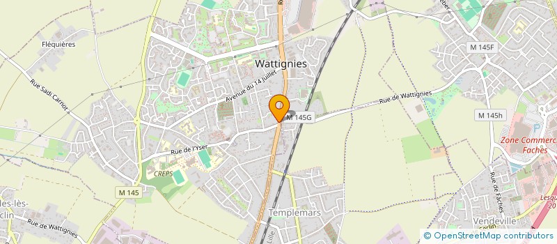 localisation de l'entreprise SCM GALEMA  WATTIGNIES