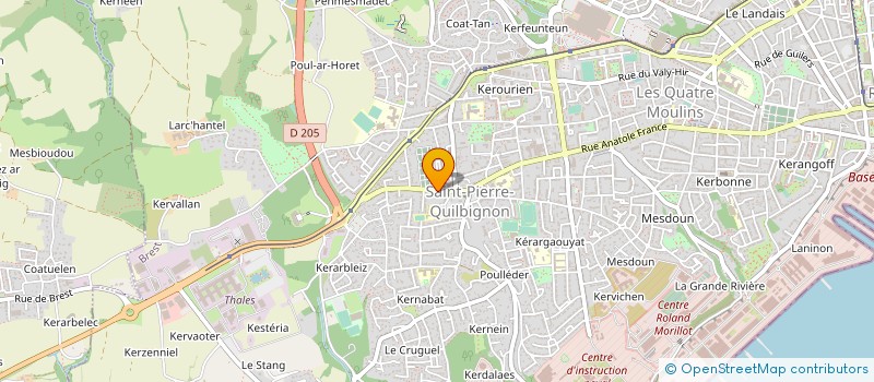 localisation de l'entreprise SCM GALL GEORGET LE PAGE à BREST